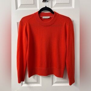 Everlane Women's Bold Orange Crew Neck Sweater
